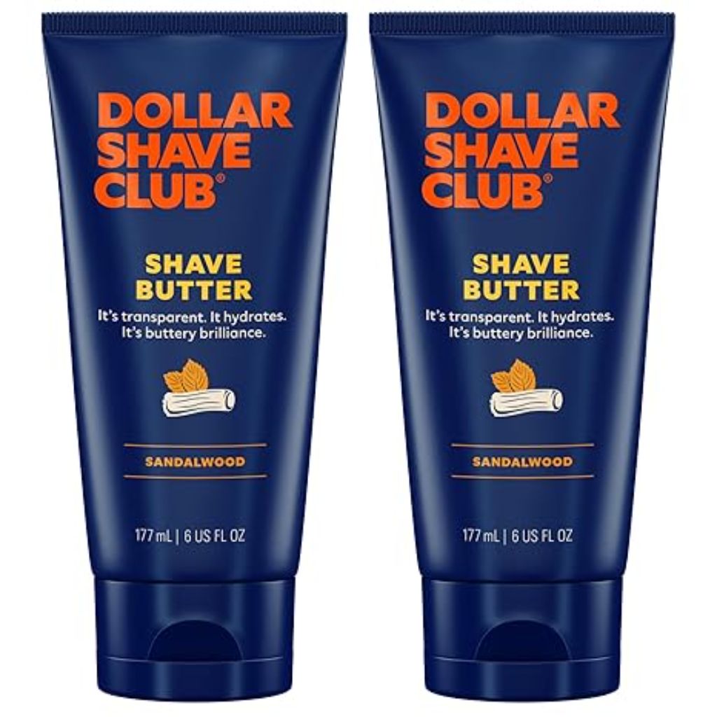 Dollar Shave Club | Shave Butter 6 ounce (2 Pack) Sandalwood