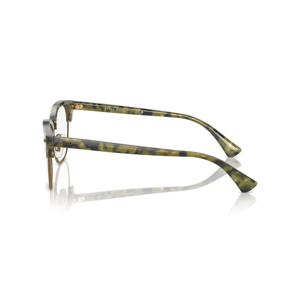 Polo Ralph Lauren PH2277 0452 Eyewear Frames - Shiny Green Havana, 52 mm