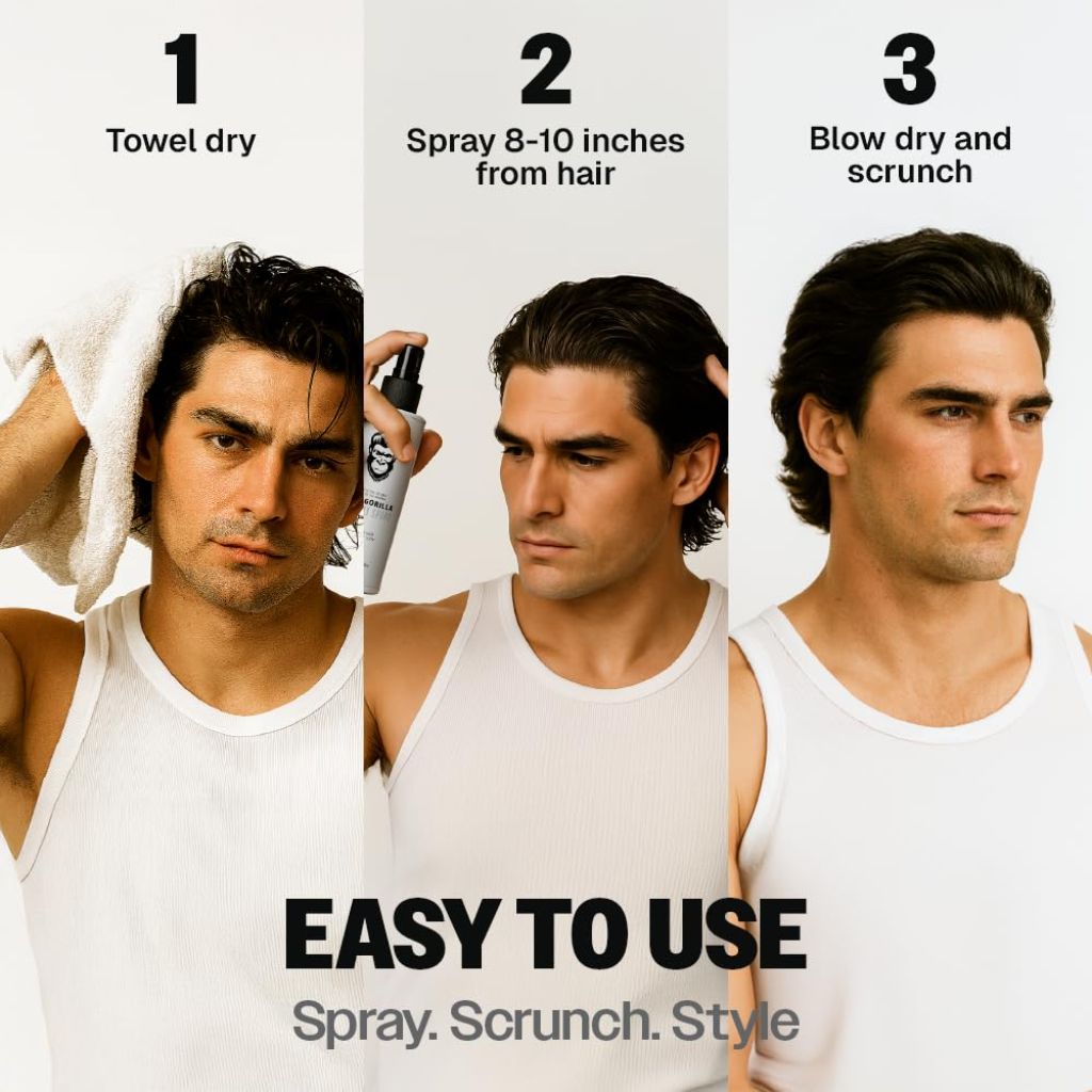 Slick Gorilla Sea Salt Spray for Men 200ml (6.76 fl oz