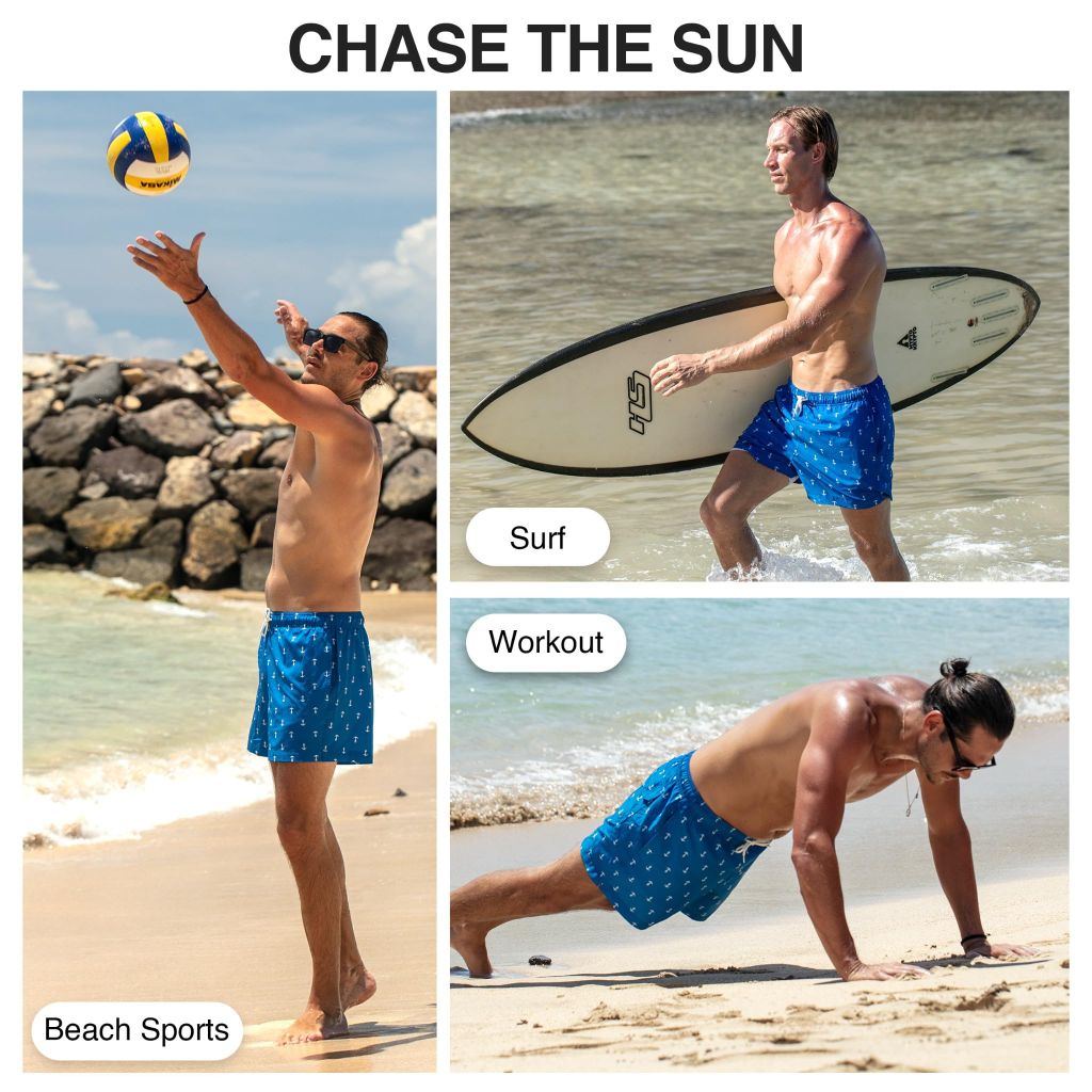 Kanu Surf 5” Adventure Men’s Swim Trunks – UPF 50+ Quick-Dry Bathing Suit Shorts with Pockets & Compression Liner (4X)