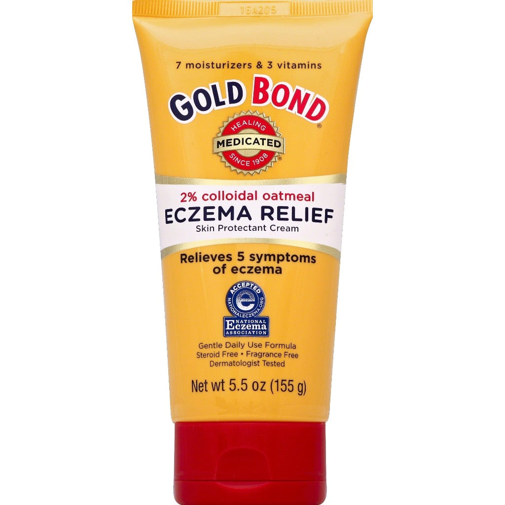 Gold Bond Medicated Eczema Relief Skin Protectant Cream w/2% Colloidal Oatmeal - 5.5 oz.