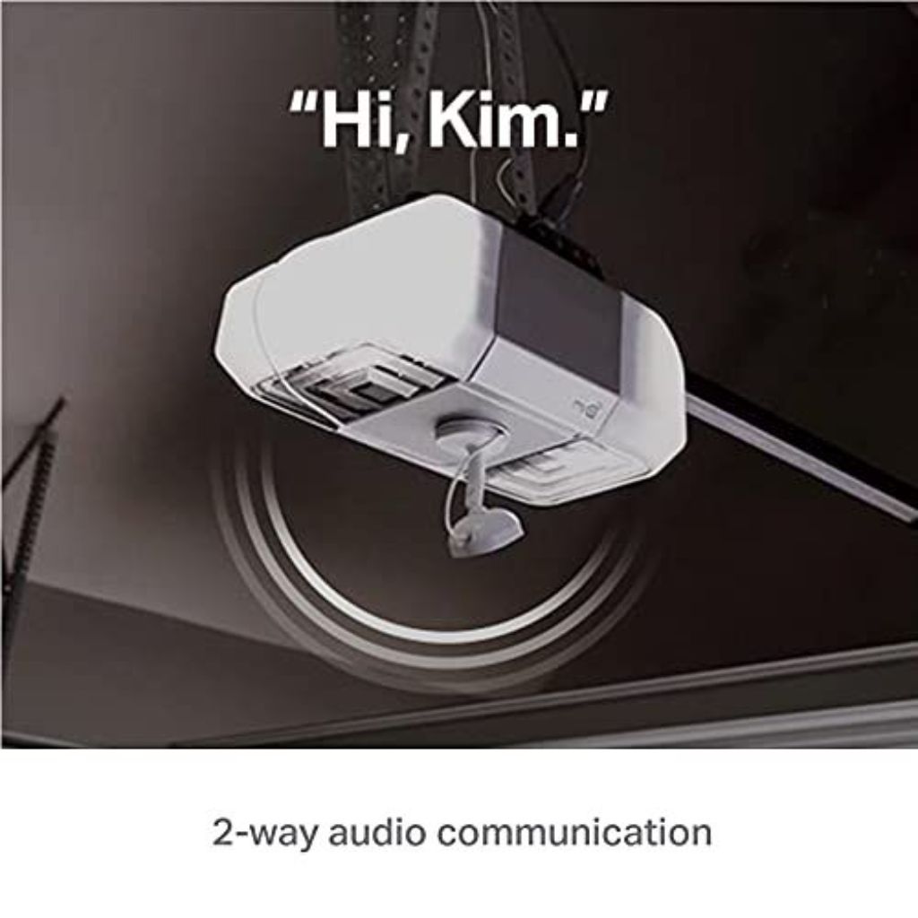 myQ- Chamberlain Garage Plug-in Indoor and Outdoor Smart-Enabled Security Camera