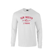 NCAA New Mexico Lobos Long Sleeve 100% Cotton Tee, Athletic Gray, 4X