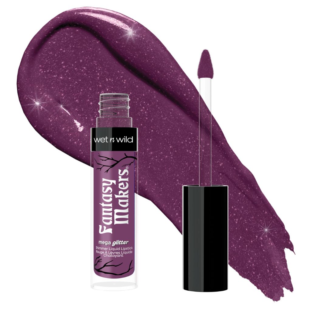 Wet n wild Halloween Fantasy Makers Mega Glitter Shimmer Liquid Lipstick - Witchful Thinking