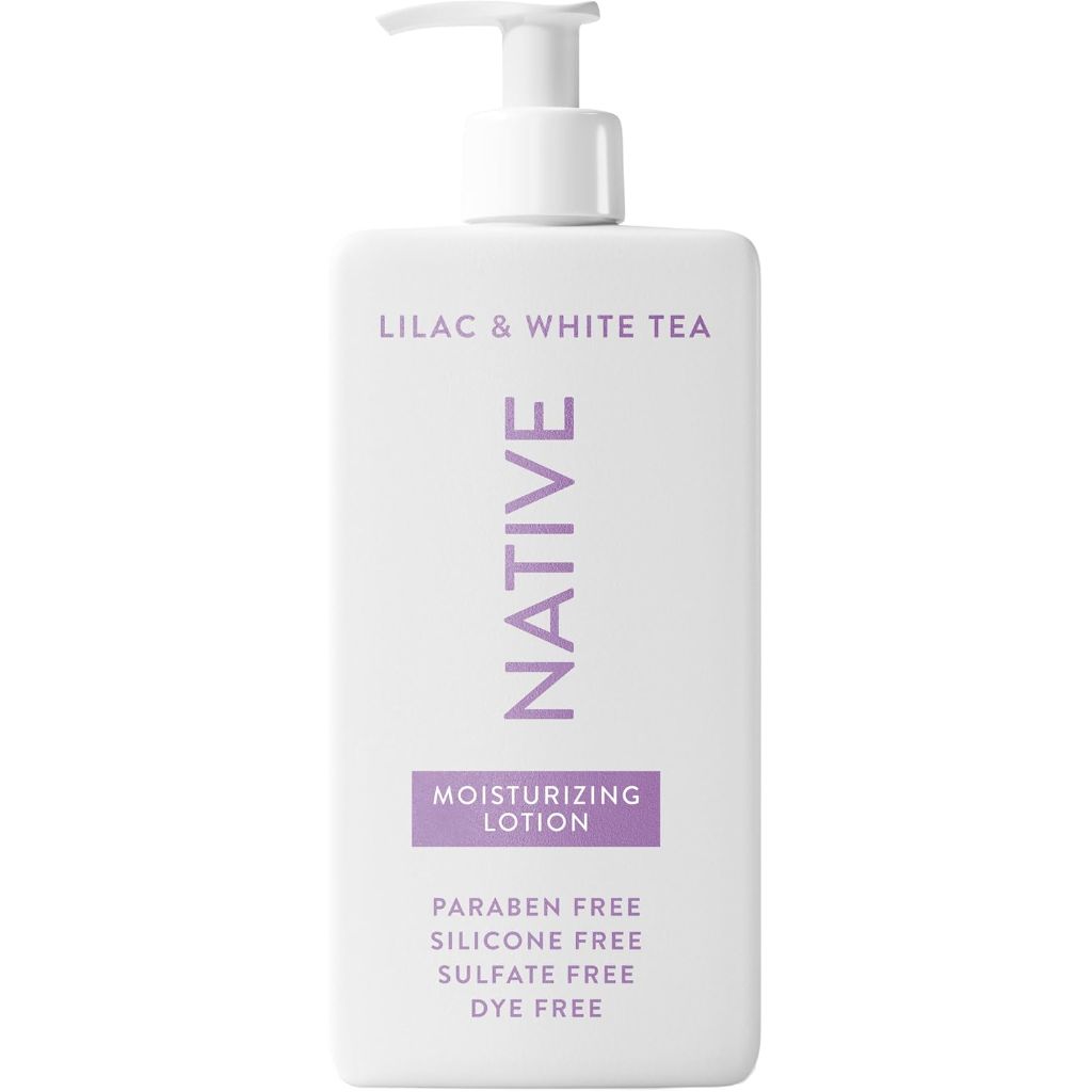 Native Body Lotion Contains Naturally Derived Plant-Based Moisturizer Lilac & White Tea, 16.5 fl oz