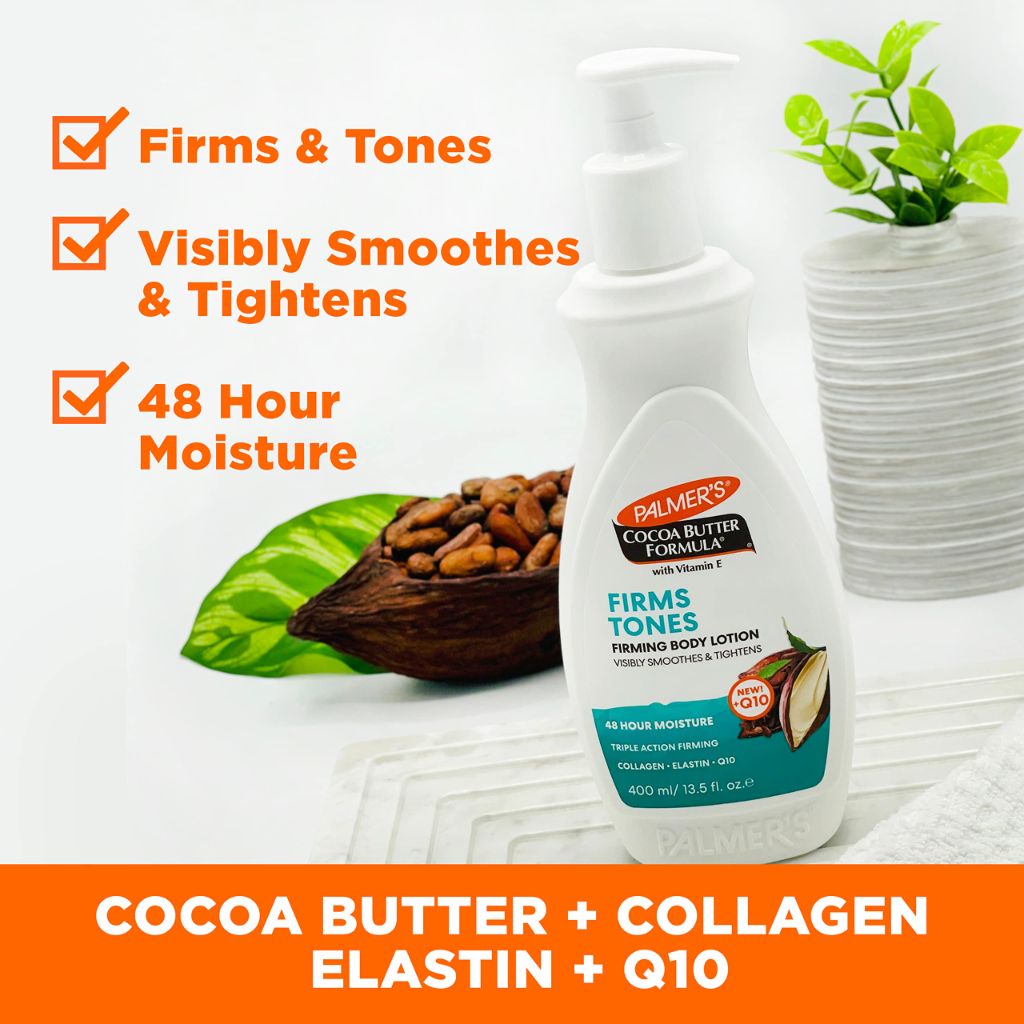 Palmer's Cocoa Butter Formula Skin Firming Body Lotion, Pump Bottle, 13.5 Oz.