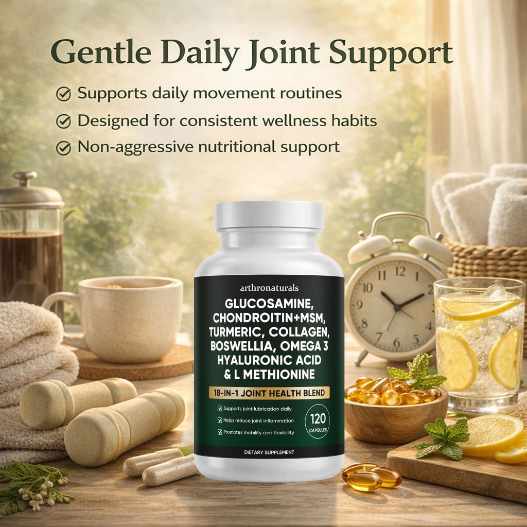 Arthronaturals Herbal 18-in-1 Joint Health Blend Daily Supplement 120 Capsules (2pk)