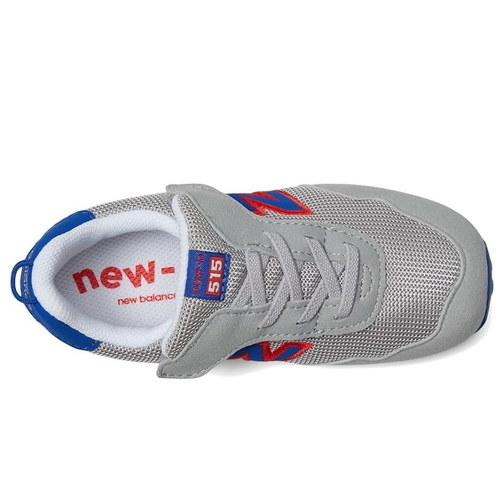 New Balance Kids' 515 NEW-B HOOK & LOOP Grey/Blue - Size 3.5