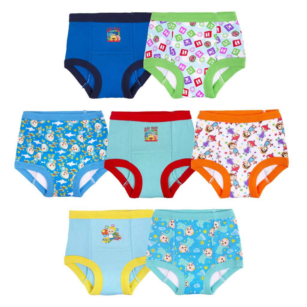 Coco Melon 7-Pack Boys Briefs Underwear, 4T