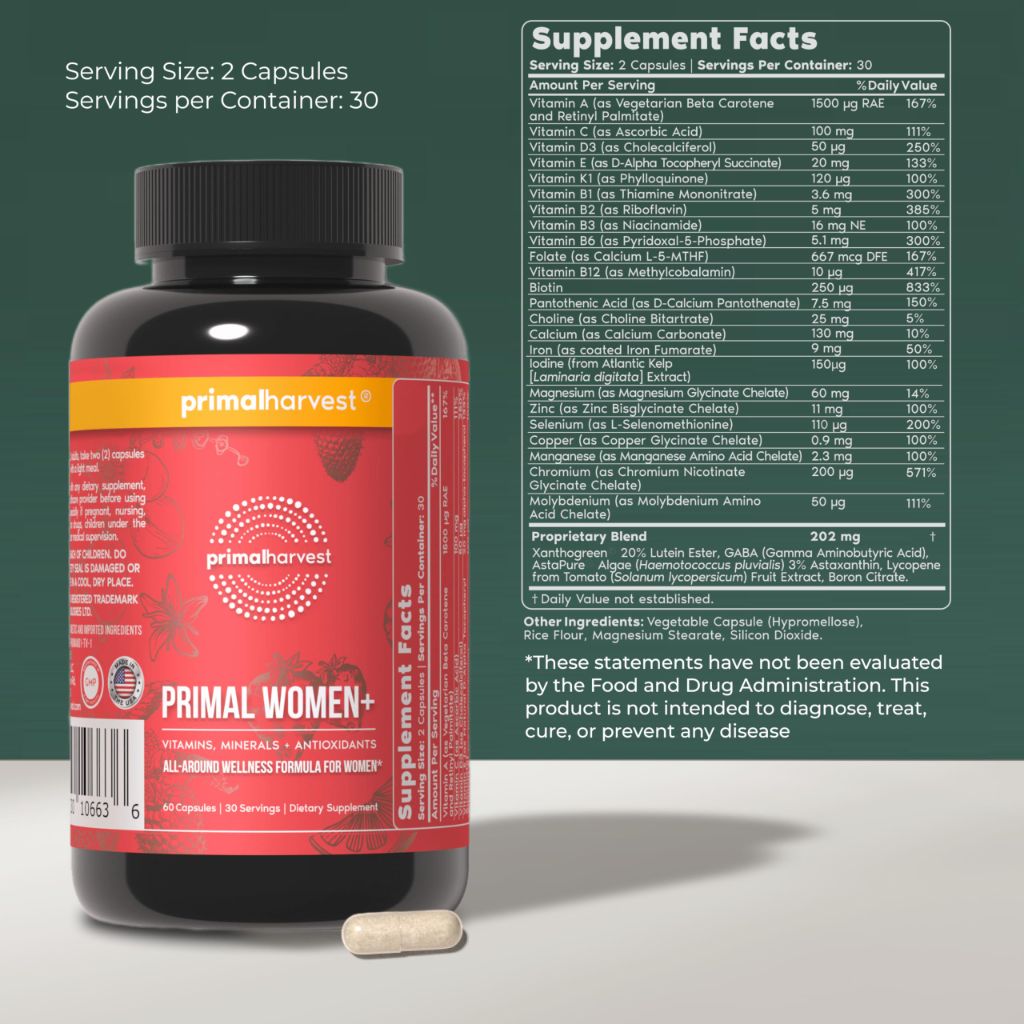 Primal Harvest Women+ - 60 Capsules