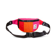 Lola Medium Bum Bag - Zing Collection Washed Nylon - Lipstick