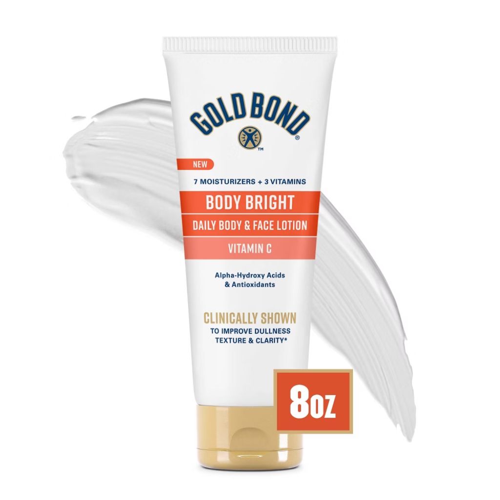 Gold Bond Body Bright Daily Body & Face Lotion with Vitamin C  8 oz.