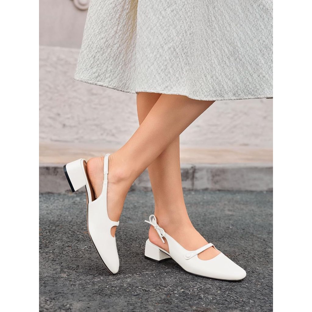 SZ 7.5 Coutgo Women's Mary Jane Shoes Slingback