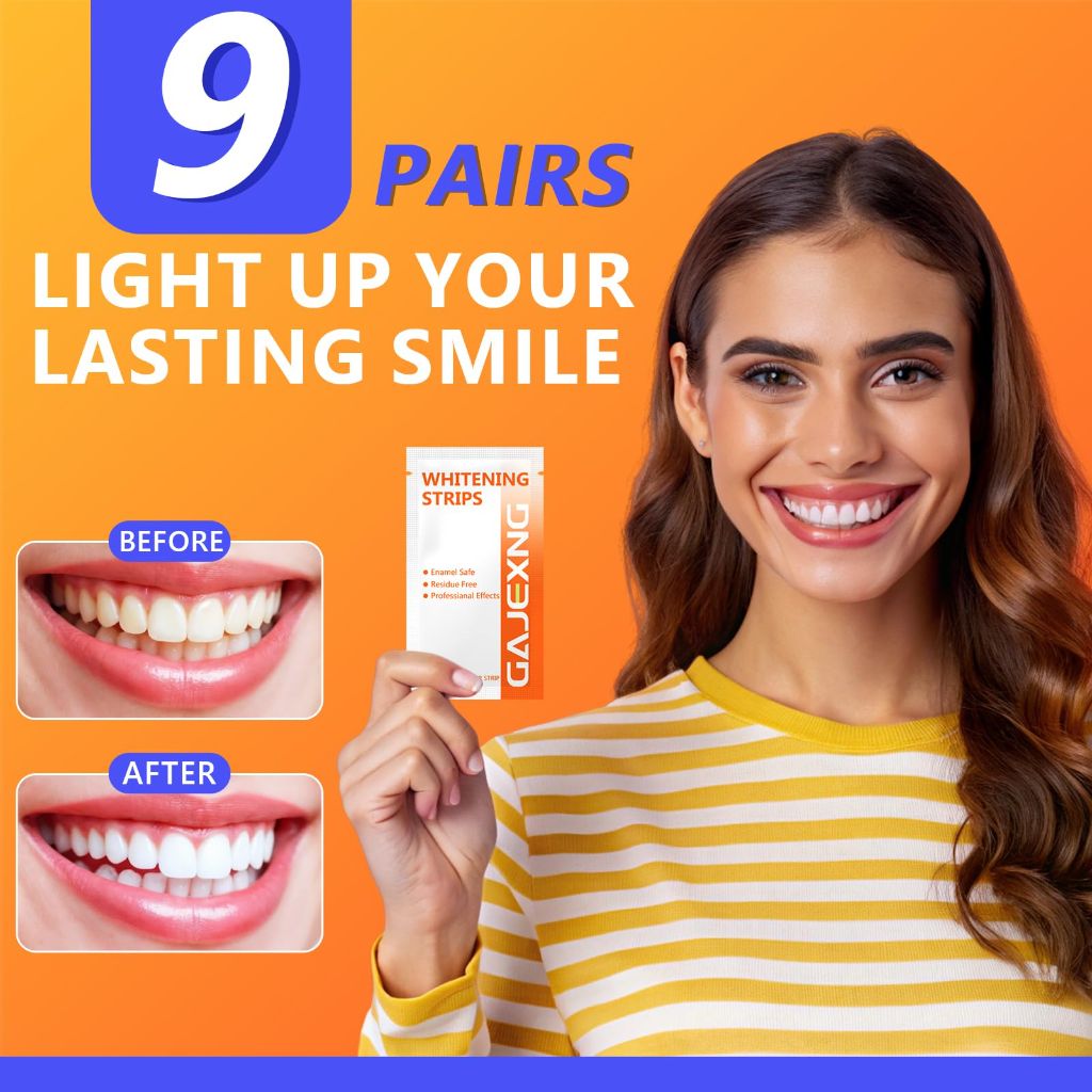 Teeth Whitening Strips, Mint - 18 Strips