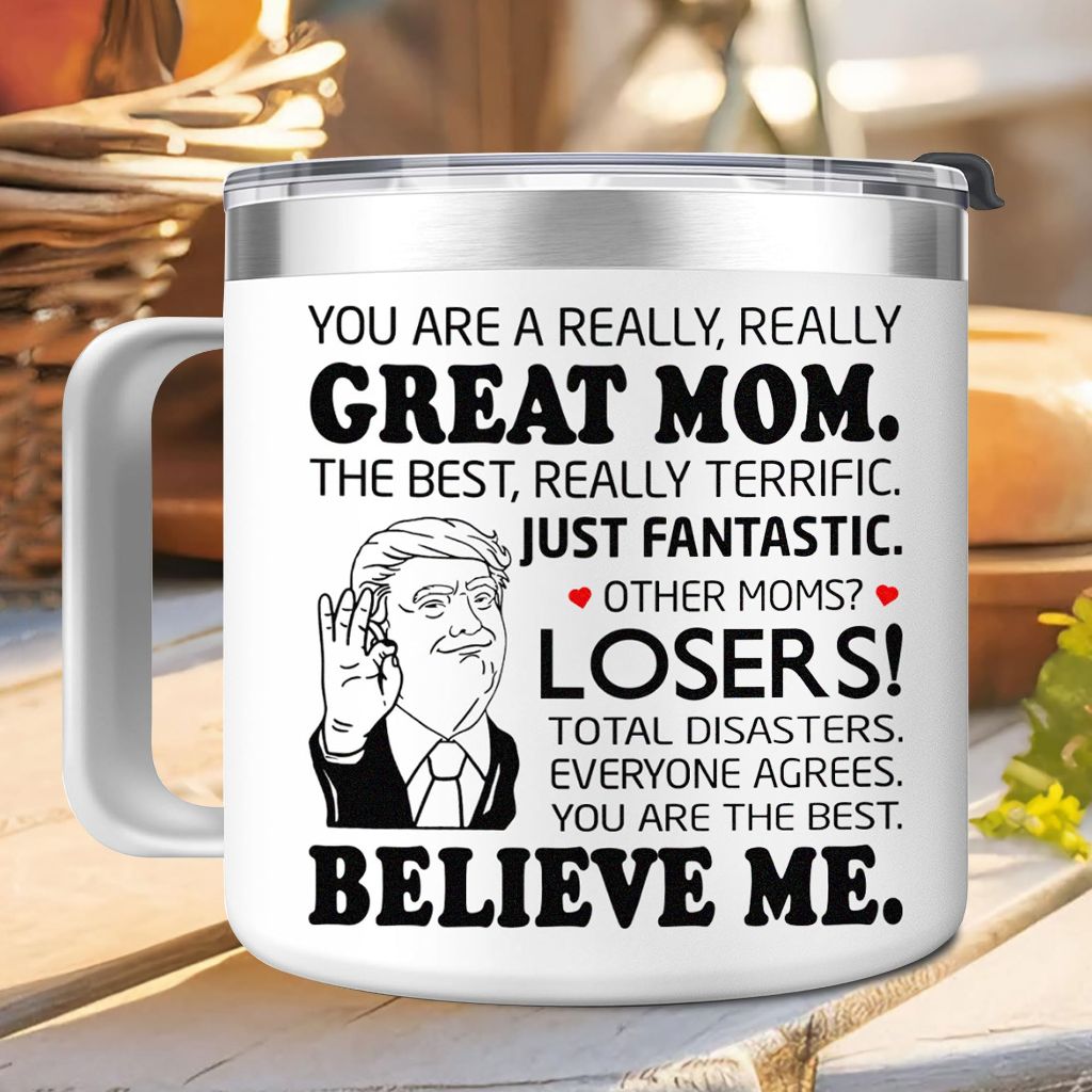 LIZAVY Gifts for Mom from Daughter, Son - Christmas Gifts for Mom, Wife, Women - Moms Birthday Gift Ideas, Cool Birthday gifts for Moms, Mothers - Best mom Mug, moms Coffee Mug 14oz