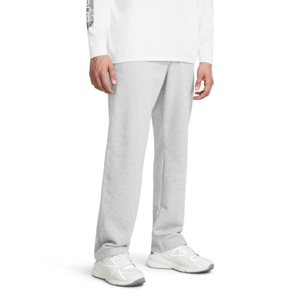 Under Armour Men's Rival Fleece Pants, Gray Light Heather - size Large