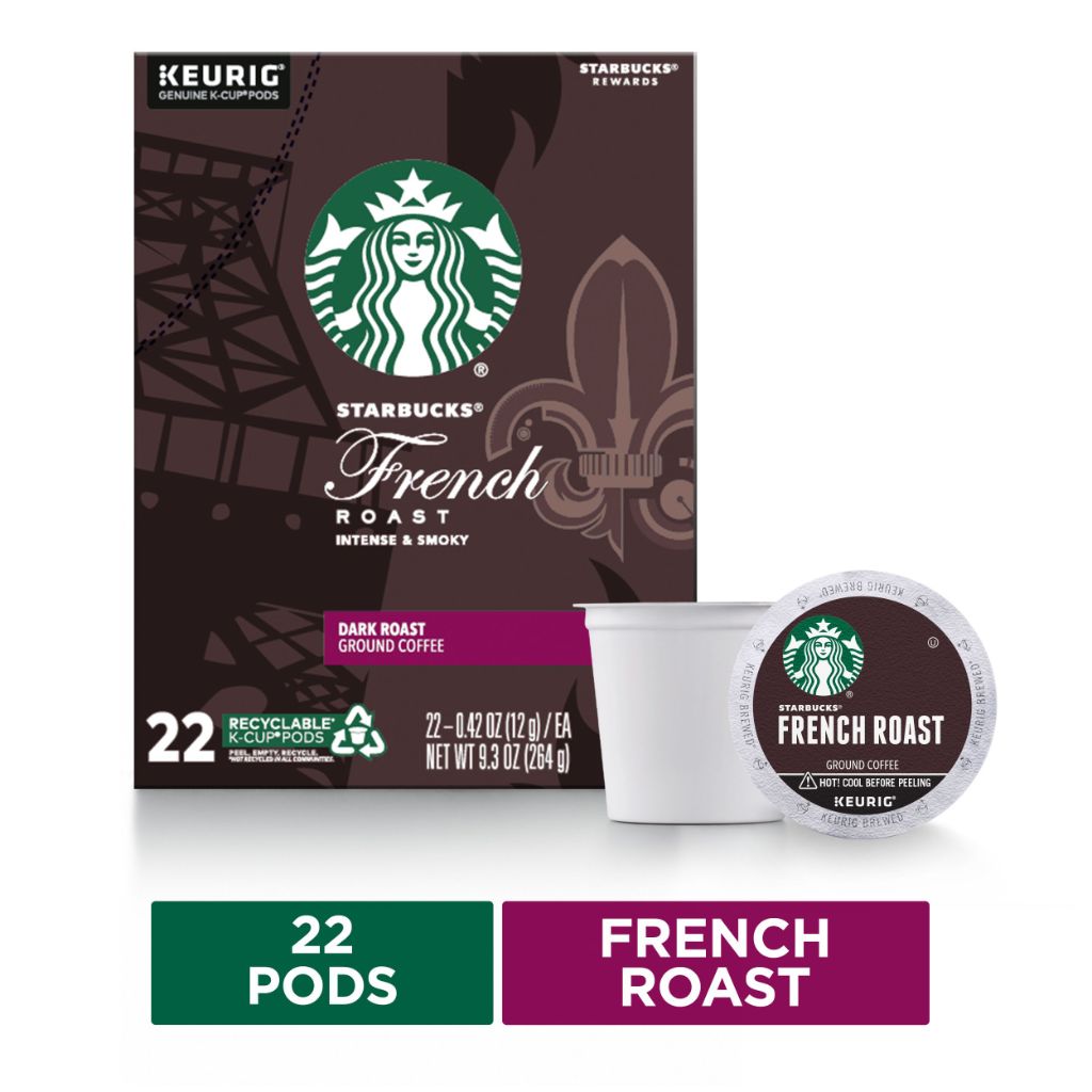 Starbucks French Roast Coffee K-Cup® Pods 22 Count