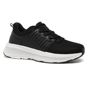 Men's Orthopedic Fashion Sneakers with Arch Support: Lightweight Standing Sneakers with Arch Support,( Black Size 12)