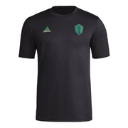 Adidas Men's Seattle Sounders FC Local Stoic Short Sleeve T-shirt, Black, 3X-Large