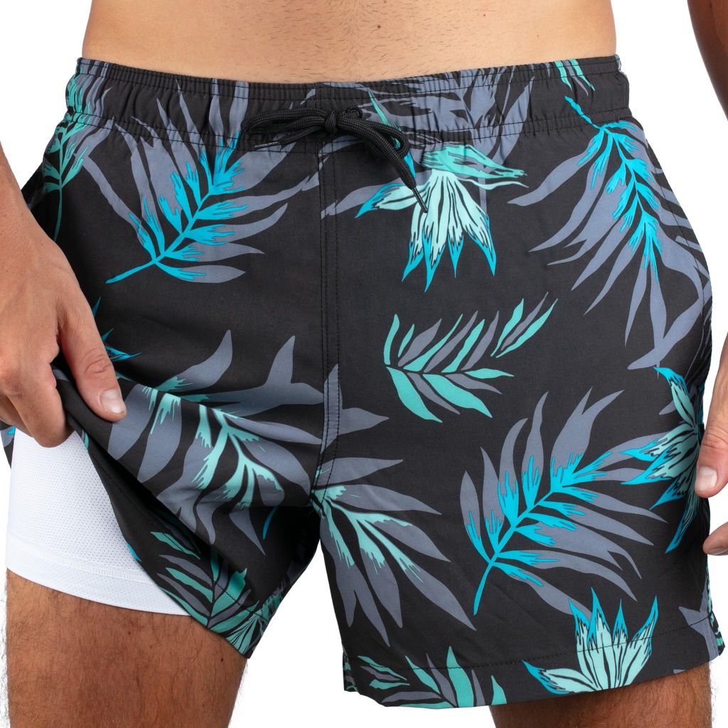 Kanu Surf 5”  Men’s Swim Trunks – with Pockets & Compression Liner (2X)