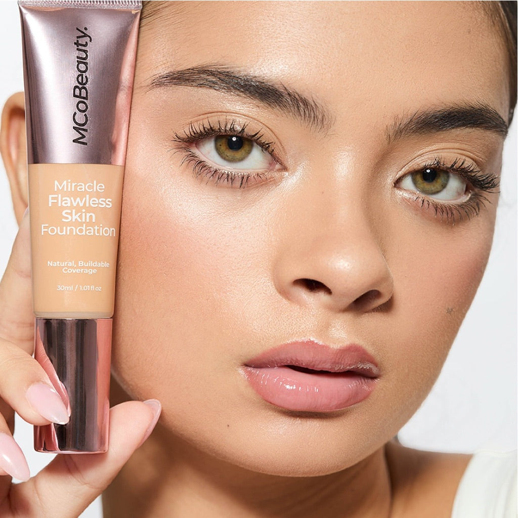 MCoBeauty Miracle Flawless Skin Foundation - Honey, 1 fl. oz.