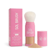 Sol Brush SPF 50 Mineral Sunscreen Powder, Pink, Medium