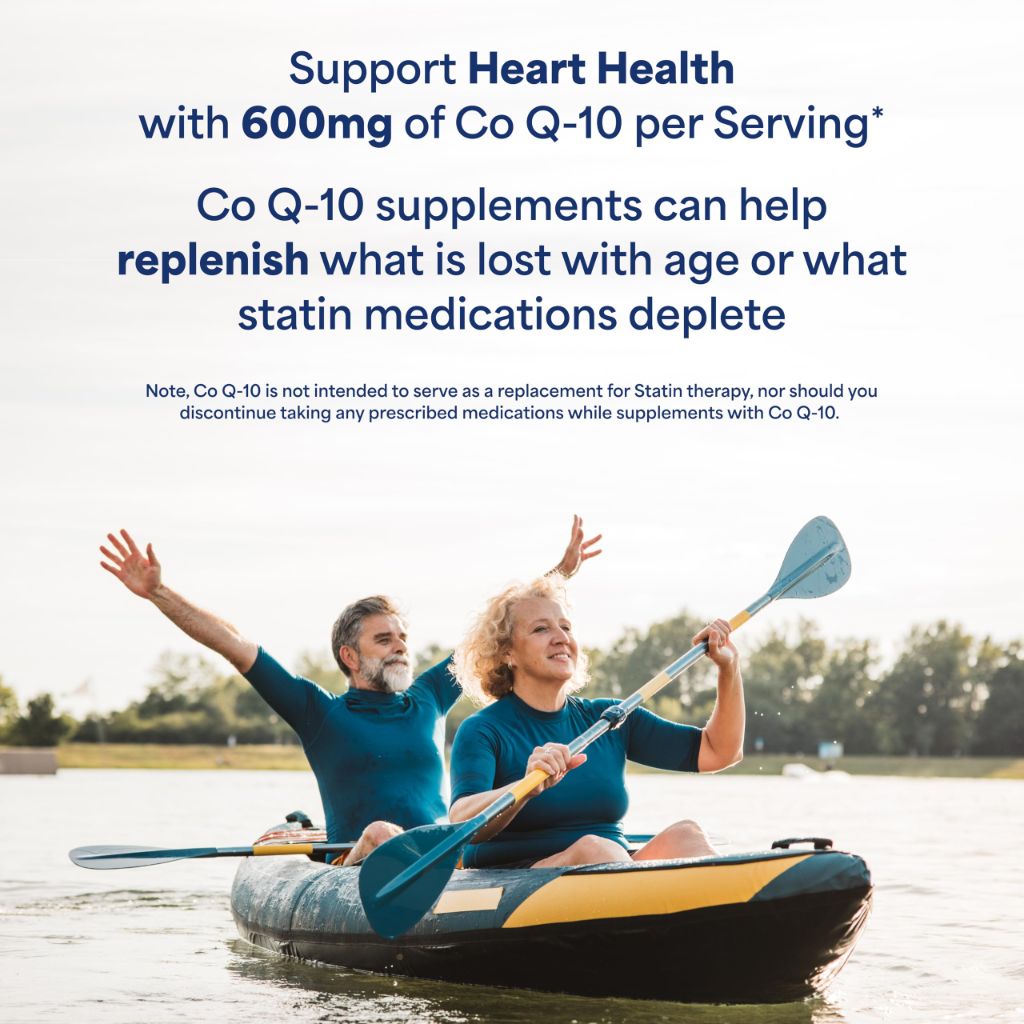 Puritan's Pride Coenzyme CoQ10 600mg, 60 Rapid Release Softgels