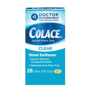 Colace Clear Stool Softener Soft Gel Capsules - 28ct