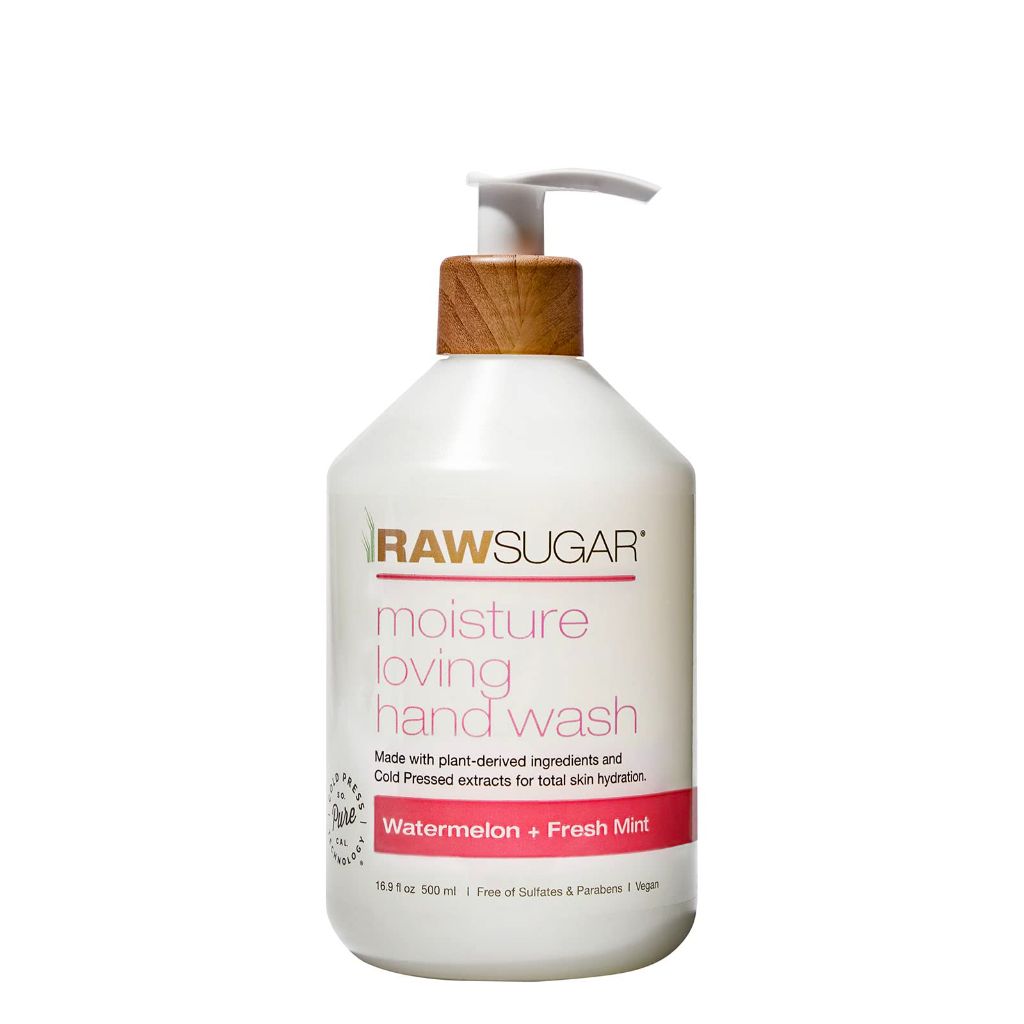 Raw Sugar, Liquid Hand Soap Watermelon, 16.9 Ounce