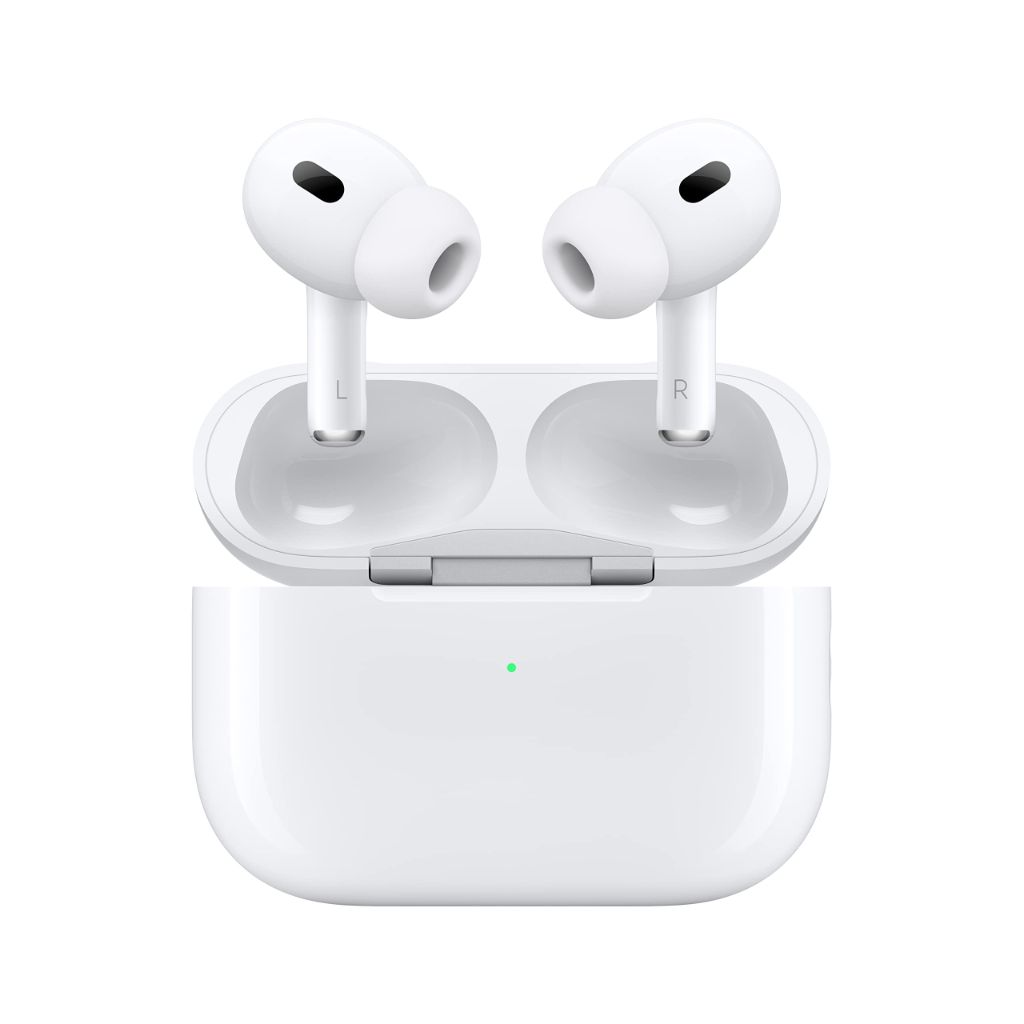 Apple AirPods Pro (2nd Gen) Wireless Earbuds, Up to 2X More Active Noise Cancelling, Adaptive Transparency, Personalized Spatial Audio MagSafe Charging Case (Lightning) Bluetooth Headphones for iPhone