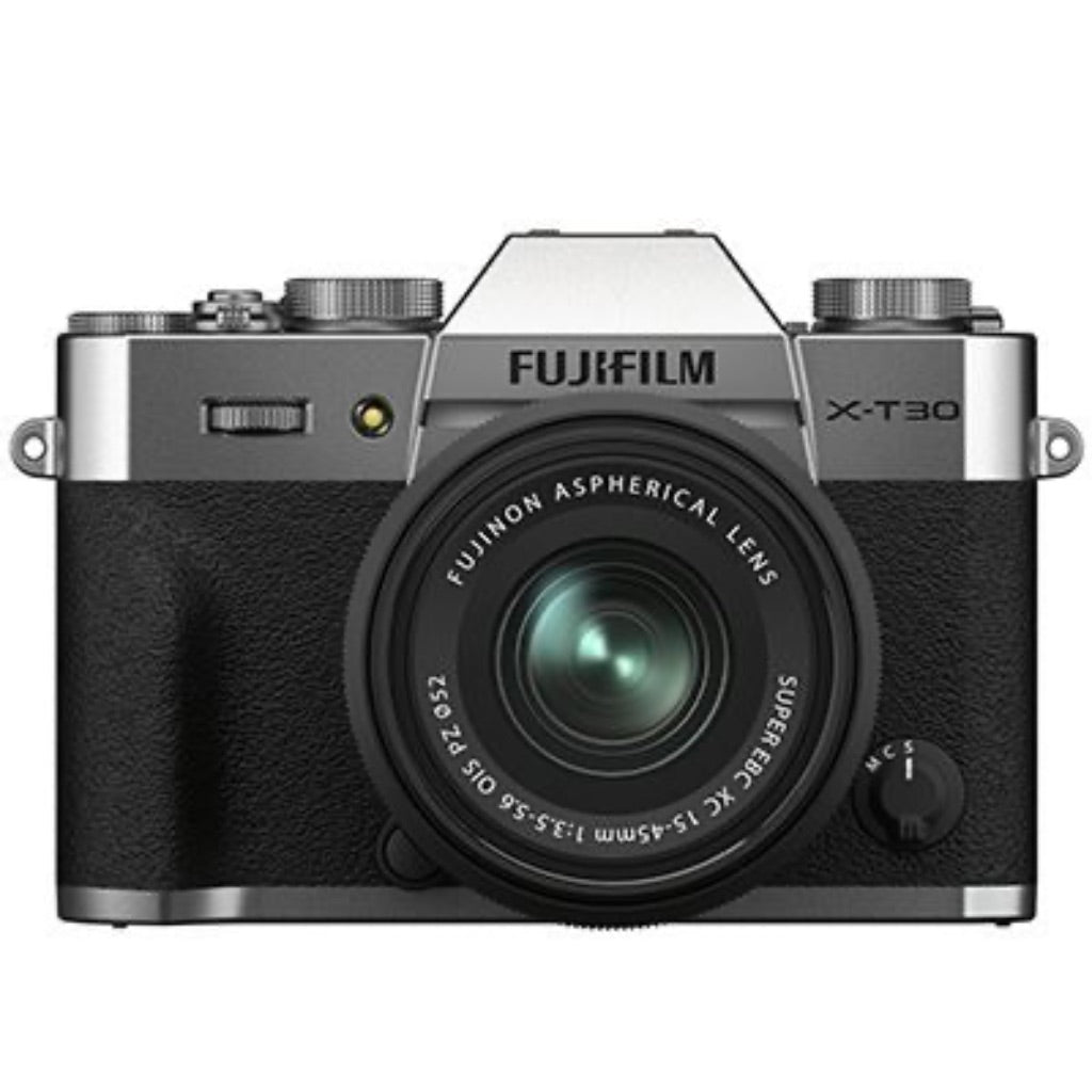 Fujifilm X-T30 II Mirrorless Digital Camera with XC 15-45mm OIS PZ Lens - Silver