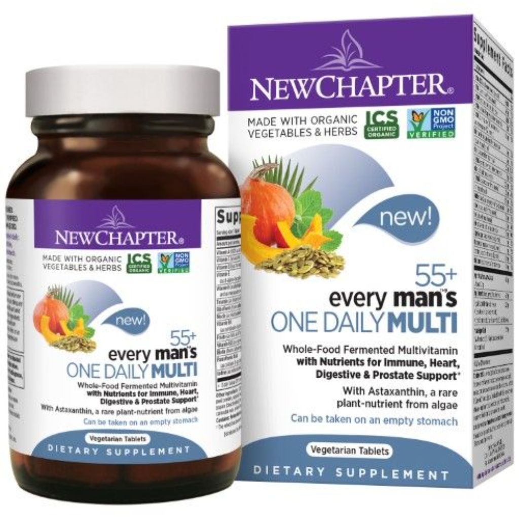 New Chapter One Daily Every Man's Multivitamin 55+ | 48 Veg Tabs