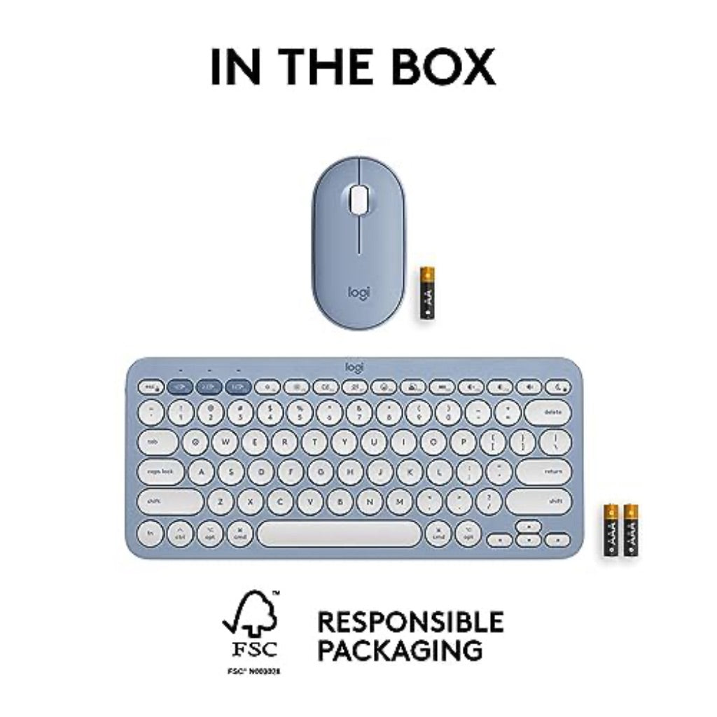 Logitech Pebble 2 Combo for Mac, Wireless Keyboard and Mouse