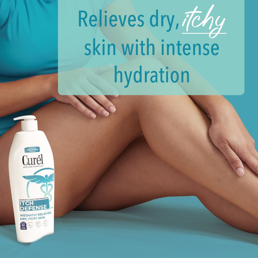 Curel Itch Defense Calming Body Lotion, Moisturizer | 20 Oz