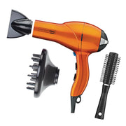Infiniti PRO CONAIR Hair Dryer with Diffuser, Professional AC Motor, Orange