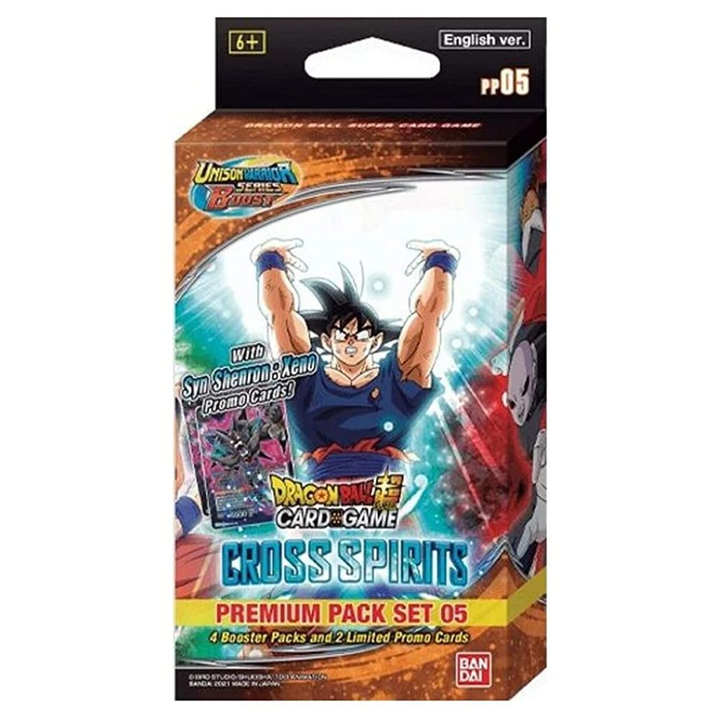 BANDAI NAMCO Entertainment Dragon Ball Super Card Game: Cross Spirits Premium Pack Set 05