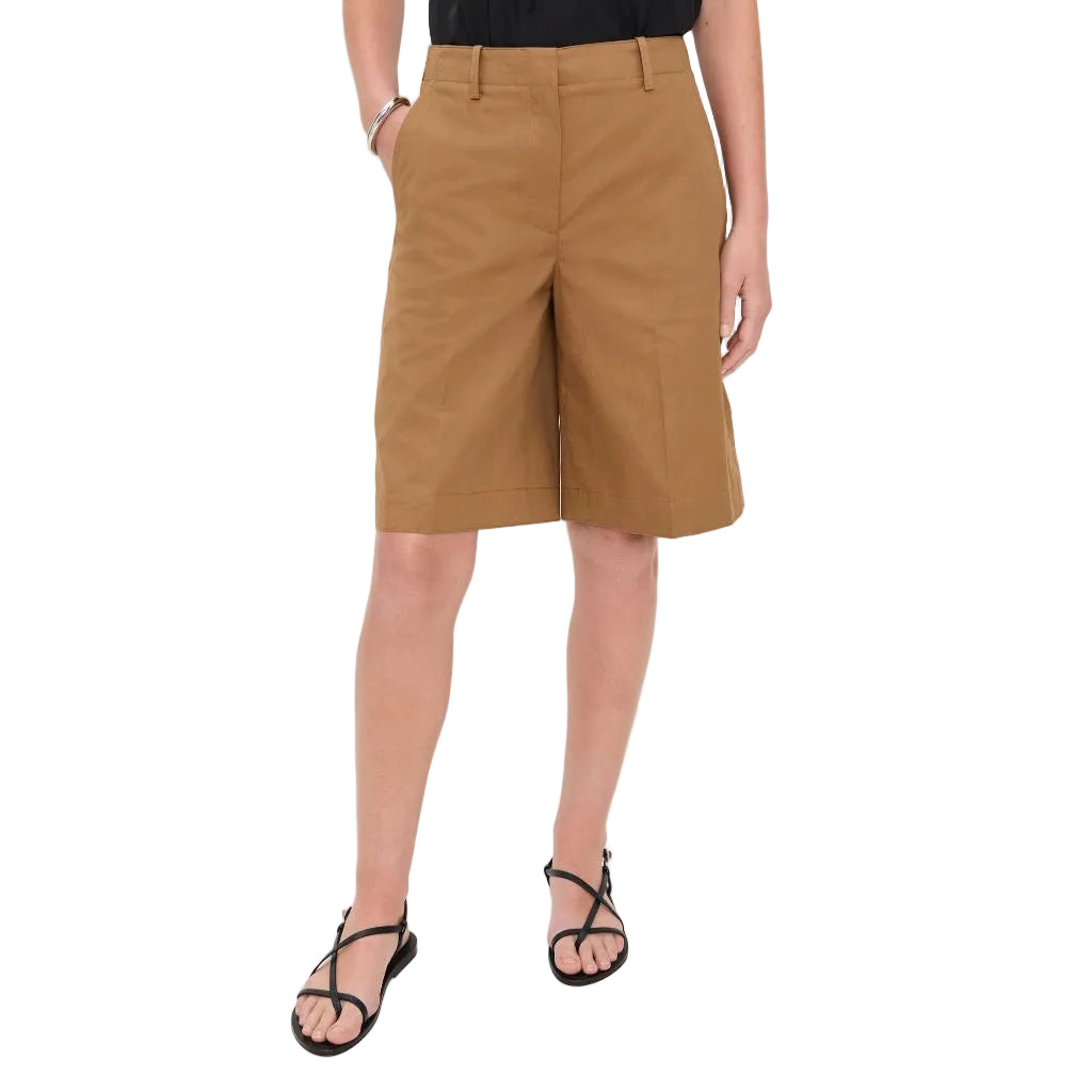 Theory Women's Relax Casual Shorts, Bronze, 8