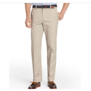 IZOD Mens American Chino Flat Front Straight Fit Pant Khaki 32W X 29L
