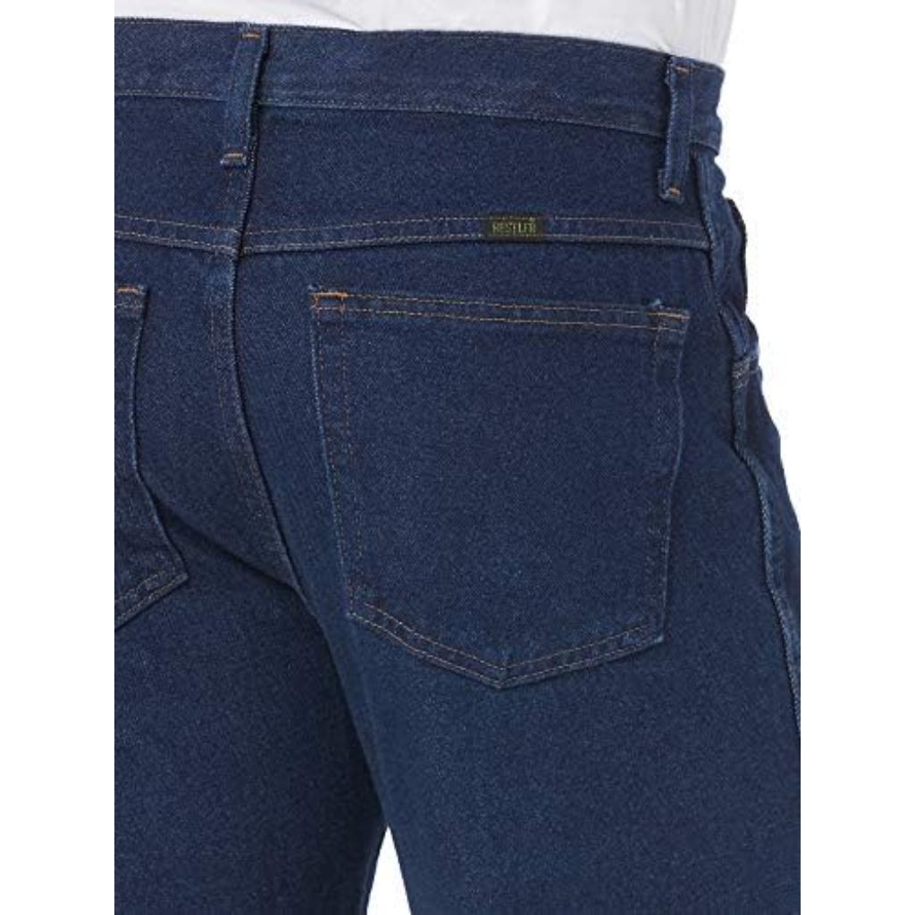 Rustler Men's Classic Regular Fit Straight Leg Jeans - Prewash, Size 32W x 29L