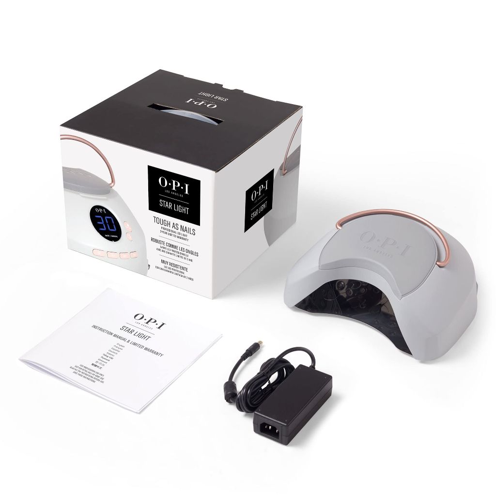 OPI Star Light Gel Lamp 3.0, Premium LED Curing Lamp for Gel Color, 4.82 lb.
