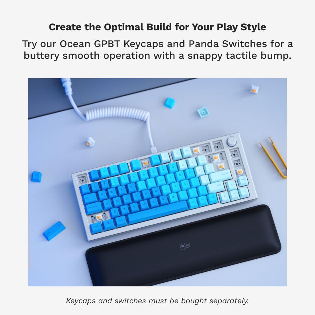 Glorious GMMK Pro 75% Barebone ANSI Layout (Frame Only) - White Ice