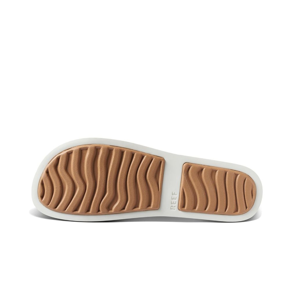 Reef Water Vista Slide Sandals - Women's, White/Tan 10 M