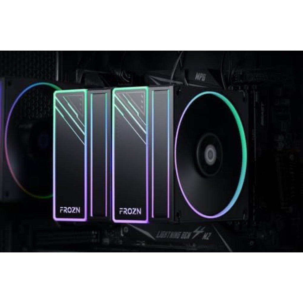 ID-COOLING FROZN A620 ARGB Dual-Tower Air CPU Cooler with ARGB Lighting, Dual 120x120x25mm FDB Fans