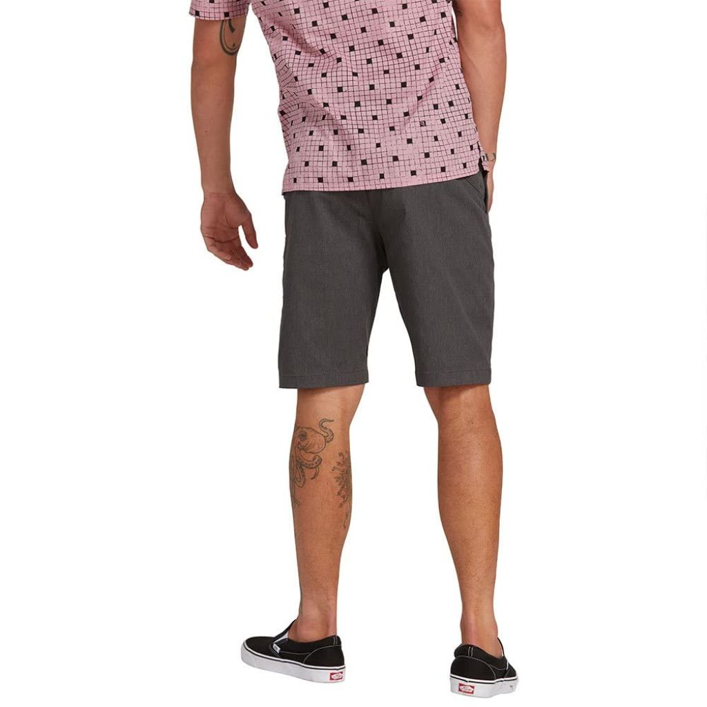Volcom Men's Modern Fit Chino Shorts Charcoal Heather 36x21