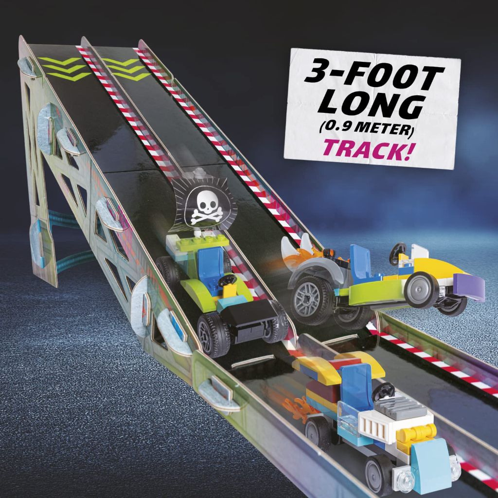 KLUTZ Lego Race Cars STEM Activity Kit, Small