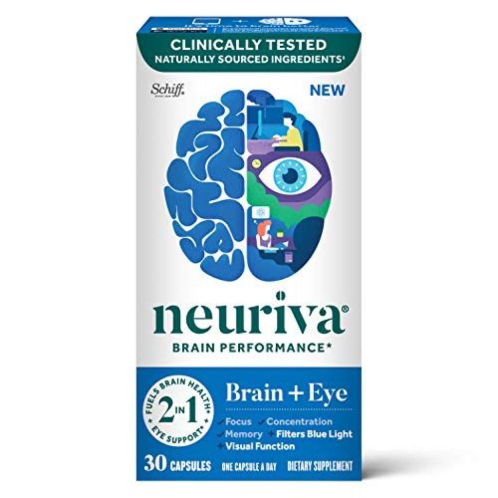 Neuriva Brain + Eye Health Supplement  Support for Brain Health & Eye Support  30ct Capsules