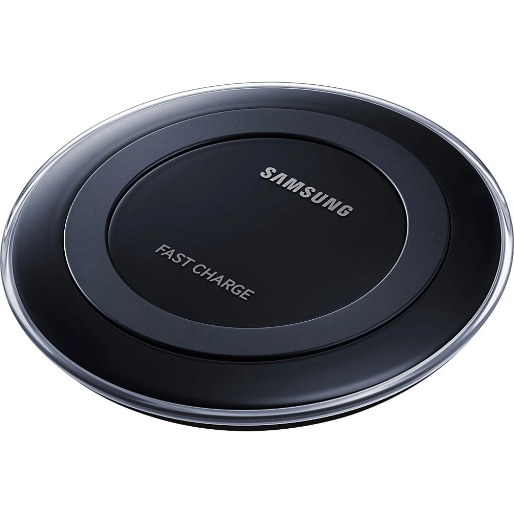 Samsung Qi Certified Fast Charge Wireless Charging Pad - Supports wireless charging on Qi compatible smartphones - Black