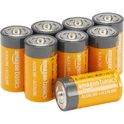 Amazon Basics 1.5V Alkaline Batteries - C Cell - 8 Pack