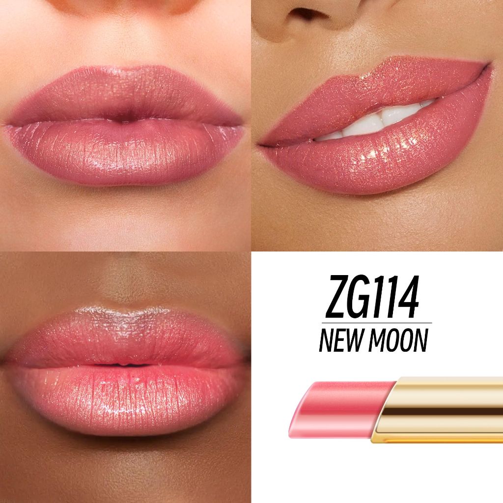 Depuplum Nude Pink Lipstick  Tinted Lip Balm Hydrating Nourishing Lip Gloss - ZG114 New Moon