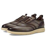 Stacy Adams Men's Edgewood Wingtip Elastic Lace-Up Dress Shoes - Brown, Size 7.5
